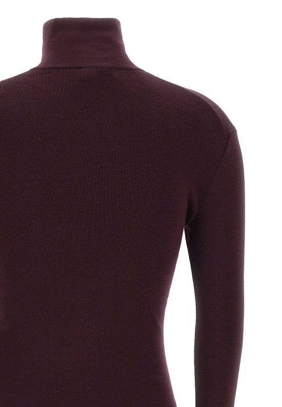 25FW 쿠레쥬 터틀넥 325MPU247FI0071 BURGUNDY Brown - COURREGES