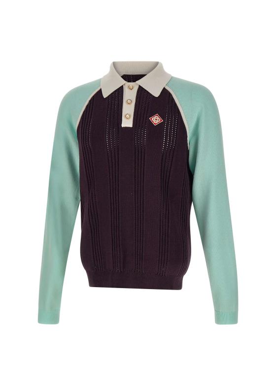 25FW 카사블랑카 폴로 티셔츠 MAW25KW1131 01 MultiColour