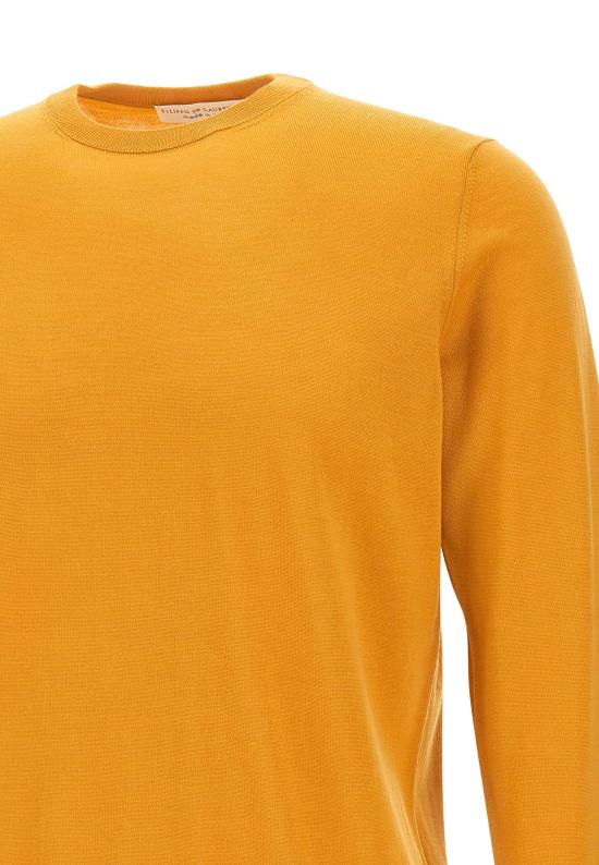 25FW 필리포 드 로렌티스 스웨터 GC1ML RM16RS171 Yellow - FILIPPO DE LAURENTIIS
