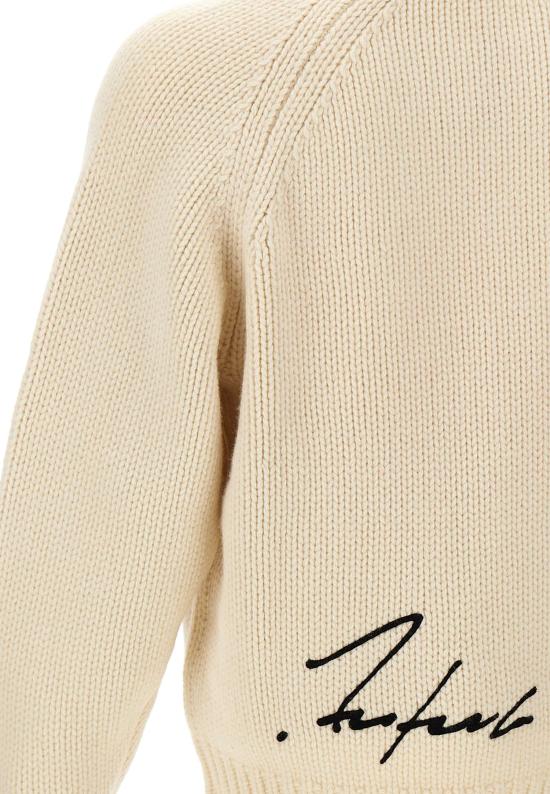 25FW 겐조 스웨터 FF65PU7573CT 02 White - KENZO