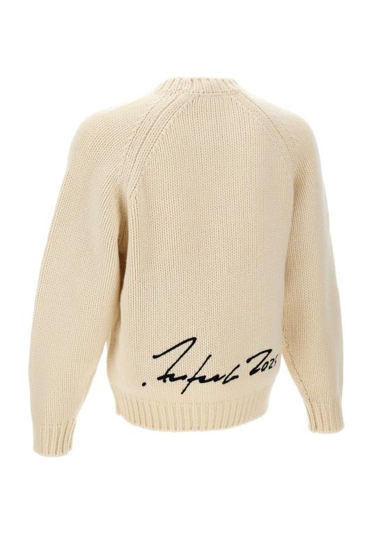 25FW 겐조 스웨터 FF65PU7573CT 02 White - KENZO