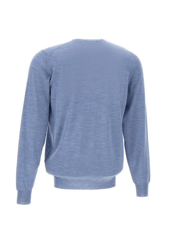 25FW 필리포 드 로렌티스 스웨터 GC1ML RM16RS883 Blue - FILIPPO DE LAURENTIIS