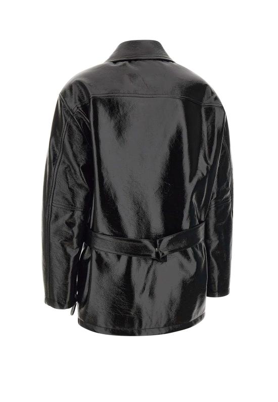 25FW 쿠레쥬 가죽 자켓 425CBL322VY0014 BLACK Black - COURREGES