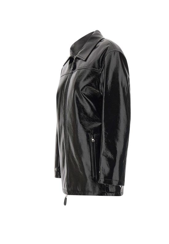 25FW 쿠레쥬 가죽 자켓 425CBL322VY0014 BLACK Black - COURREGES