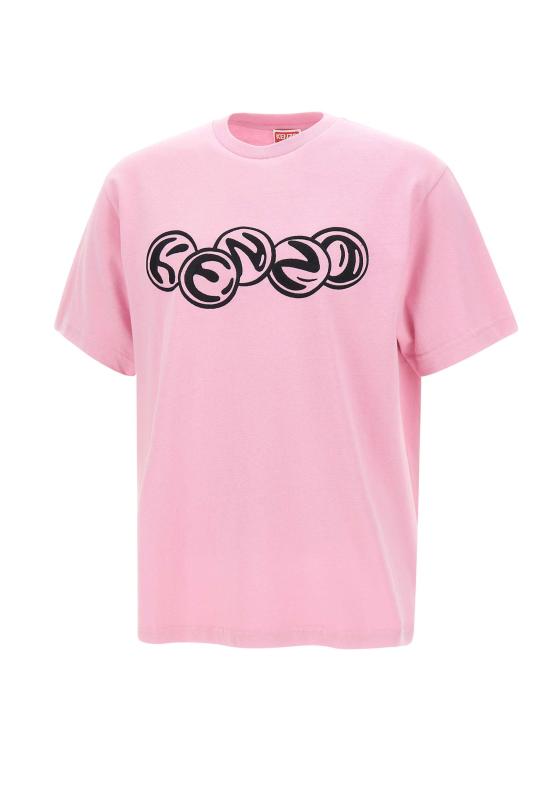 25FW 겐조 반팔 티셔츠 FF65TS2614SI 30 Pink