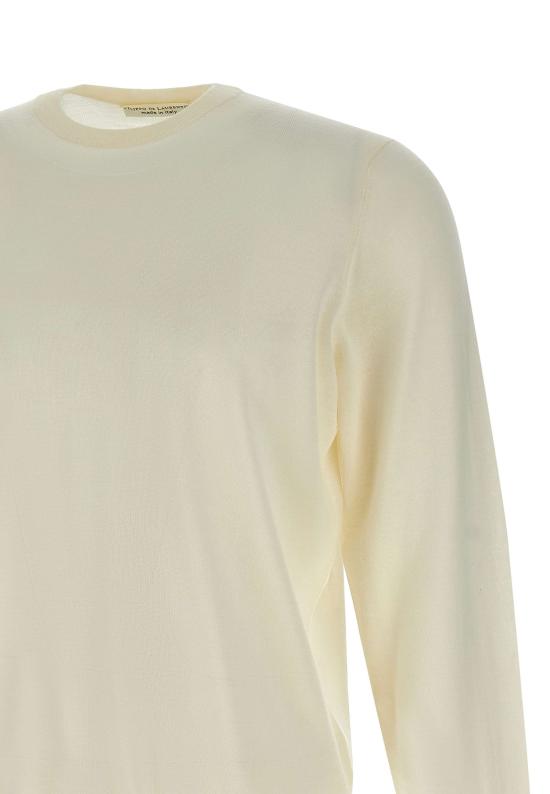 25FW 필리포 드 로렌티스 스웨터 GC1ML RM16RS040 White - FILIPPO DE LAURENTIIS