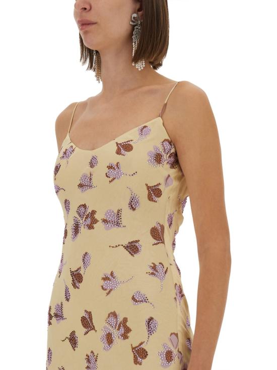 25FW 셀프 포트레이트 롱 원피스 PF25 114X Y YELLOW - SELF PORTRAIT