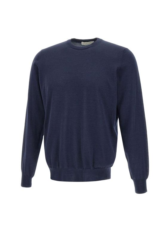 25FW 필리포 드 로렌티스 스웨터 GC1ML RM16RS891 Blue - FILIPPO DE LAURENTIIS