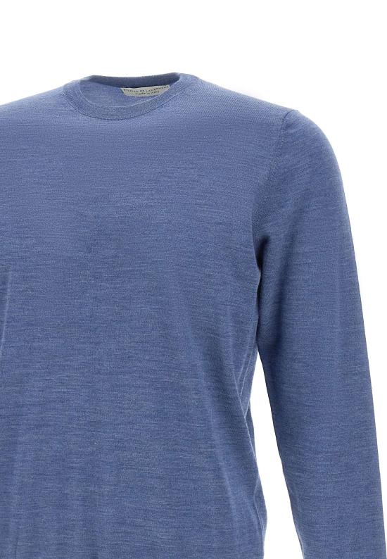25FW 필리포 드 로렌티스 스웨터 GC1ML RM16RS811 Blue - FILIPPO DE LAURENTIIS