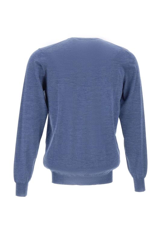 25FW 필리포 드 로렌티스 스웨터 GC1ML RM16RS811 Blue - FILIPPO DE LAURENTIIS