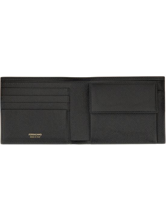 25FW 살바토레 페라가모 간치니 반지갑 775646 661454001 BLACK - SALVATORE FERRAGAMO