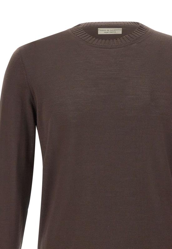 25FW 필리포 드 로렌티스 스웨터 GC3ML RM16R280 Brown - FILIPPO DE LAURENTIIS
