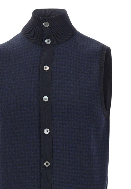 25FW 필리포 드 로렌티스 베스트 BB1SM RM16J18889 Blue - FILIPPO DE LAURENTIIS