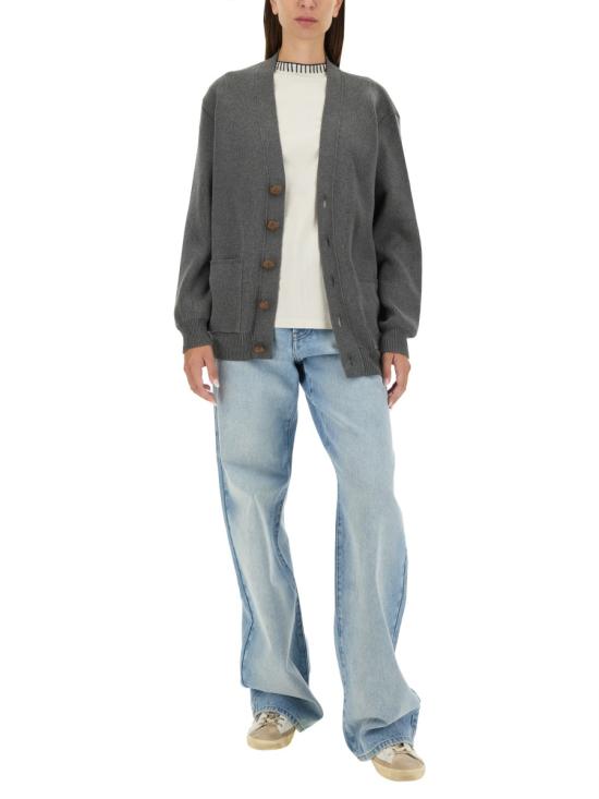 25FW 골든구스 가디건 GWP00950 P00066260304 GREY - GOLDEN GOOSE