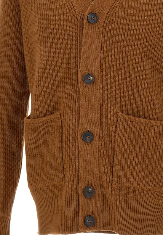 25FW 필리포 드 로렌티스 가디건 CB3MLT WC7P065 Brown - FILIPPO DE LAURENTIIS