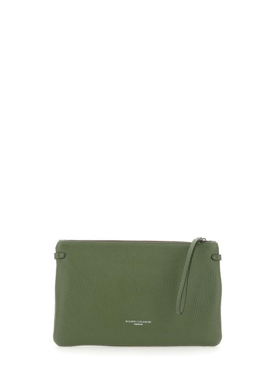 25FW 지아니 끼아리니 클러치/파우치 BS3695 GRNDEEPFIR Green