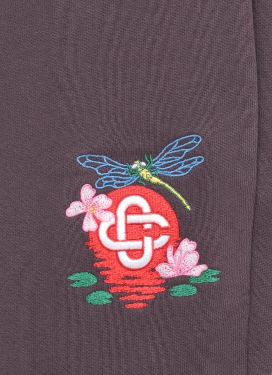 25FW 카사블랑카 숏팬츠 WAW25JTR10104AUBERGINE PURPLE - CASABLANCA