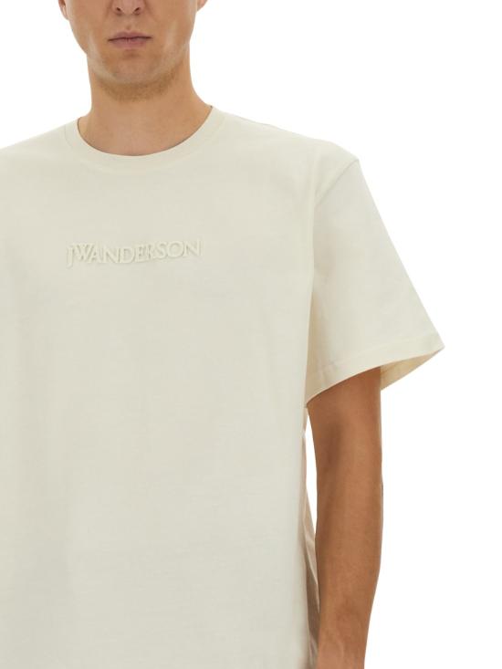 25FW JW앤더슨 반팔 티셔츠 JT0258 PG1510002 WHITE - JW ANDERSON