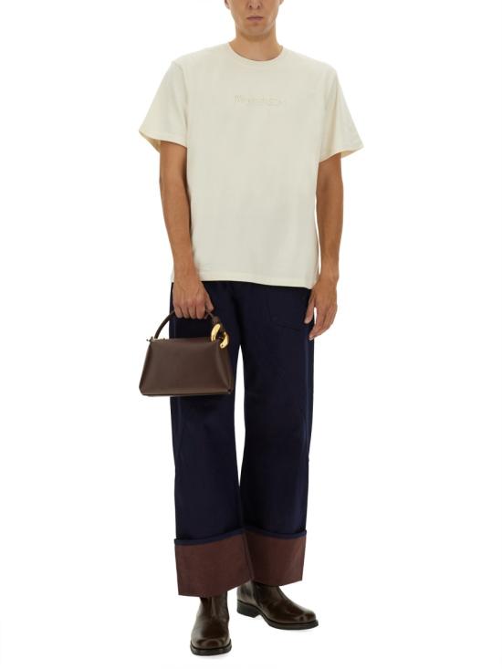 25FW JW앤더슨 반팔 티셔츠 JT0258 PG1510002 WHITE - JW ANDERSON