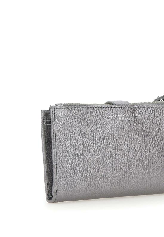 25FW 지아니 끼아리니 지갑 PF6004 GRNLMCITYNOIRE Silver - GIANNI CHIARINI