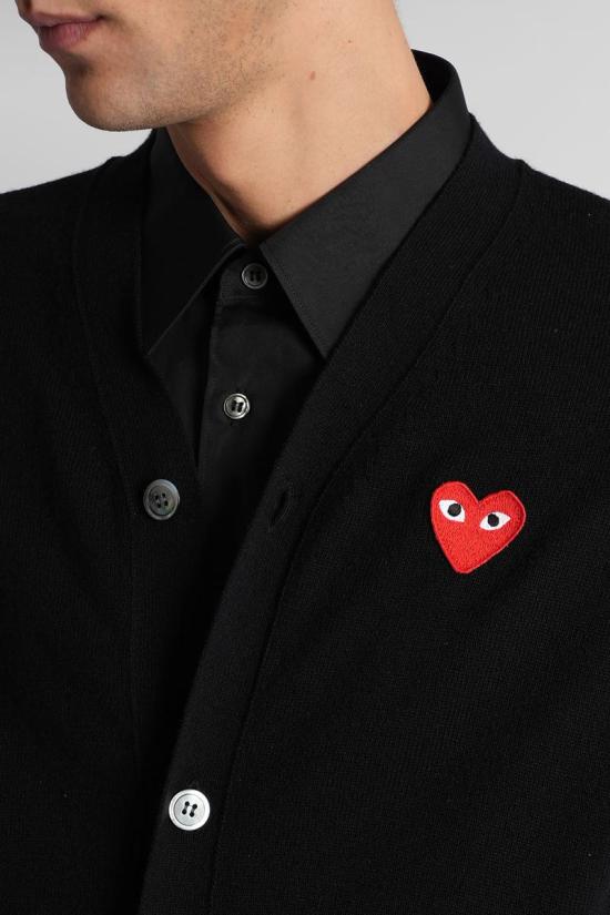 25FW 꼼데가르송 가디건 407058 AX N008 051 Black - COMME DES GARCONS