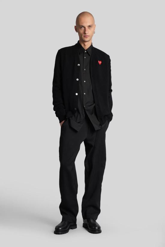 25FW 꼼데가르송 가디건 407058 AX N008 051 Black - COMME DES GARCONS