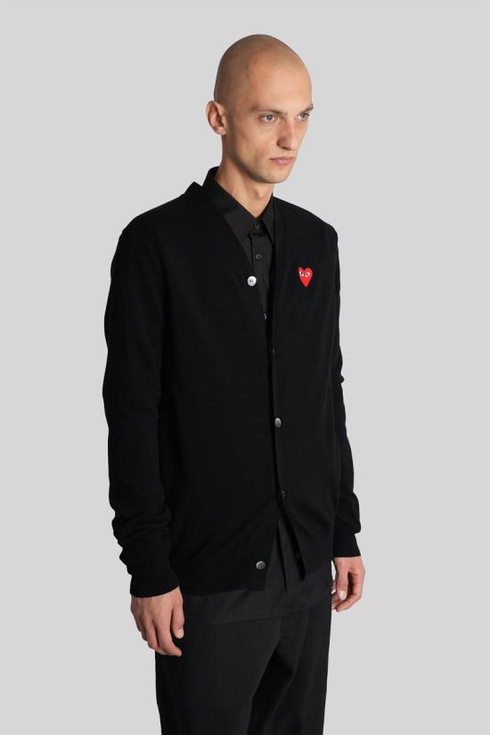 25FW 꼼데가르송 가디건 407058 AX N008 051 Black - COMME DES GARCONS