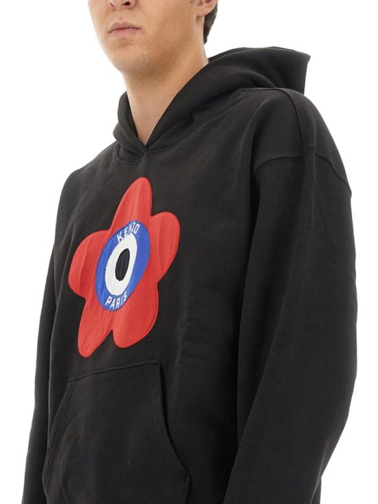  겐조 후드 티셔츠 FD65SW074 4ME99J Black - KENZO