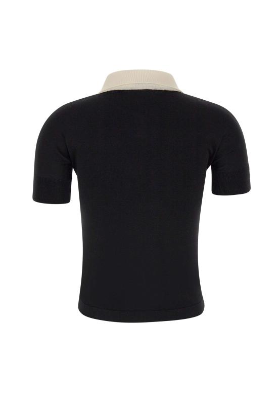 25FW 바퀘라 폴로 티셔츠 VAQ10N001 BLKWHT Black - VAQUERA