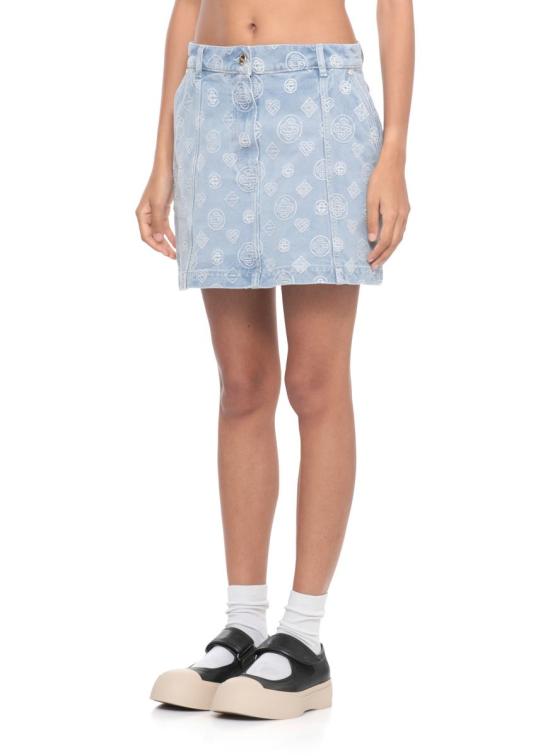 25FW 카사블랑카 스커트 WAW25SK17901DENIM BLUE - CASABLANCA