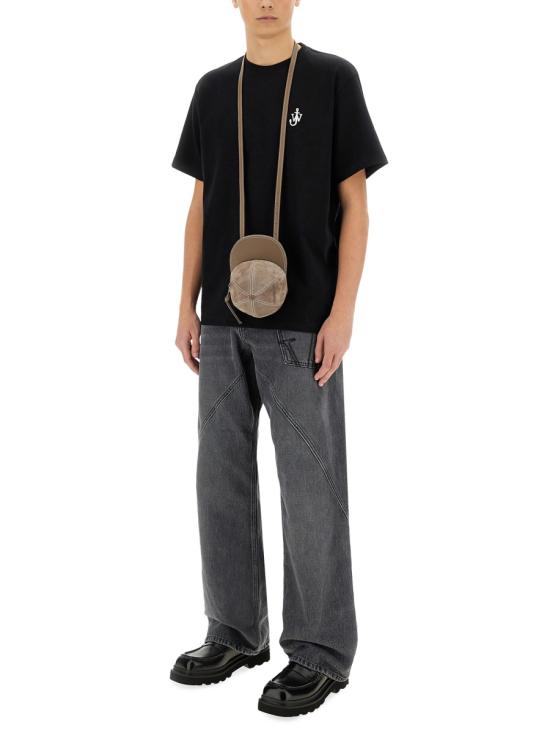 25FW JW앤더슨 반팔 티셔츠 JT0257 PG1510999 BLACK - JW ANDERSON