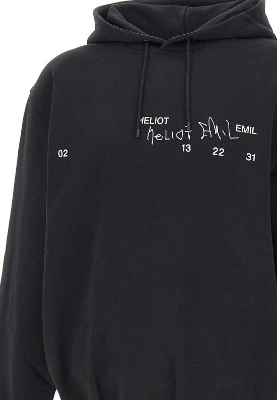 25FW 엘리엇에밀 긴팔 티셔츠 M08081 BLK01 Black - HELIOT EMIL