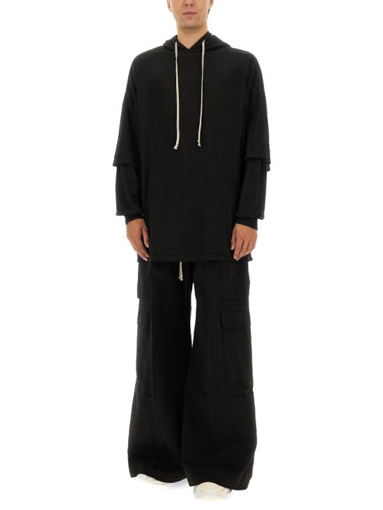 25FW 다크쉐도우 긴팔 티셔츠 DU02E7271 JDB09 BLACK - DRKSHDW