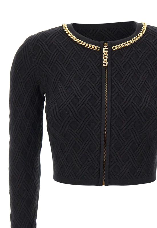 25FW 엘리자베타프랜치 스웨터 MK29B56E2 110 Black - ELISABETTA FRANCHI