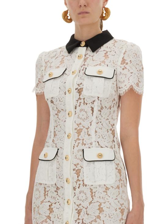 25FW 셀프 포트레이트 숏 원피스 PF25 020S W WHITE - SELF PORTRAIT