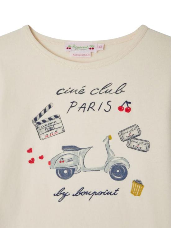 25FW [키즈] 봉쁘앙 티셔츠 W05GTSK00012K 104 IVORY - BONPOINT