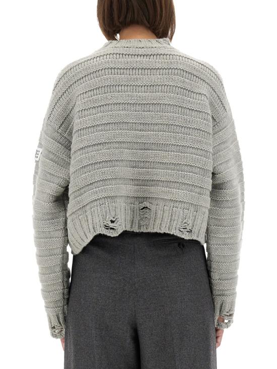 25FW MM6 메종마르지엘라 스웨터 S52HL0031 M13040857M GREY - MM6 MAISON MARGIELA