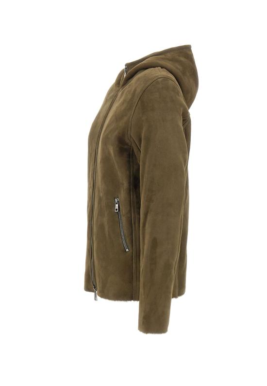 25FW 조르지오 브라토 가죽 자켓 GU26F26018MEVL FOREST Green - GIORGIO BRATO