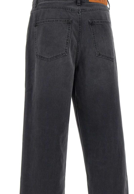 25FW 세퍼 데님 팬츠 MFW24WIDECUTCRE BLACK Black - SEFR