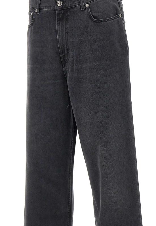 25FW 세퍼 데님 팬츠 MFW24WIDECUTCRE BLACK Black - SEFR