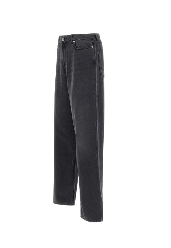 25FW 세퍼 데님 팬츠 MFW24WIDECUTCRE BLACK Black - SEFR