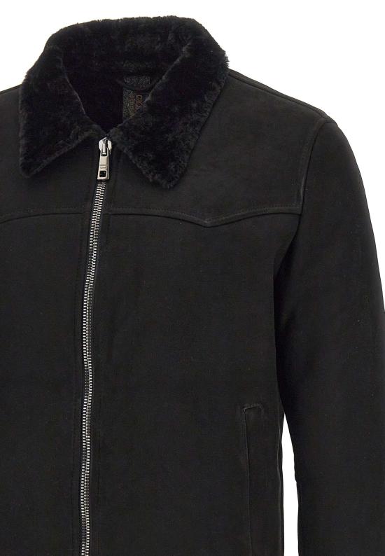 25FW 조르지오 브라토 가죽 자켓 GU26F18011MEVL NERO Black - GIORGIO BRATO