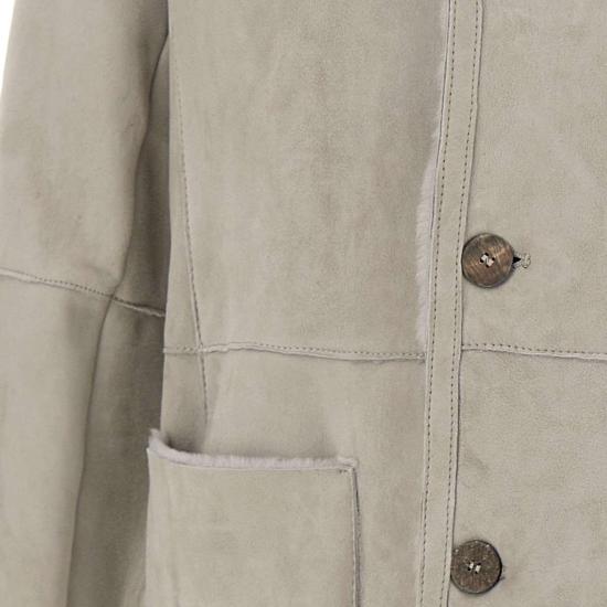 25FW GMS 75 가죽 자켓 4W20K21019 302 Grey - OTHER BRANDS