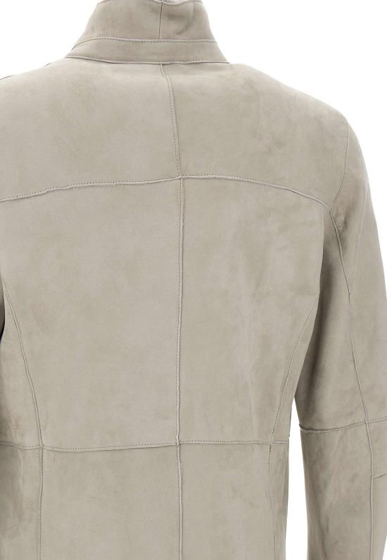 25FW GMS 75 가죽 자켓 4W20K21019 302 Grey - OTHER BRANDS