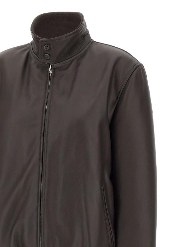 25FW 스튜어트 가죽 자켓 GXDU180SP1OMWZ F00070 Brown - STEWART