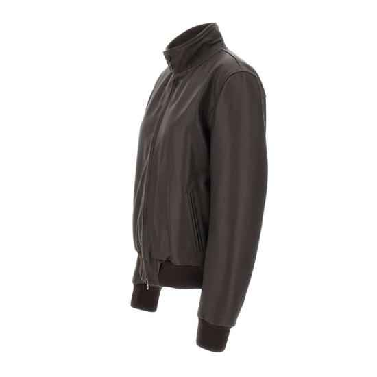 25FW 스튜어트 가죽 자켓 GXDU180SP1OMWZ F00070 Brown - STEWART