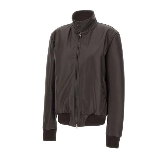 25FW 스튜어트 가죽 자켓 GXDU180SP1OMWZ F00070 Brown - STEWART