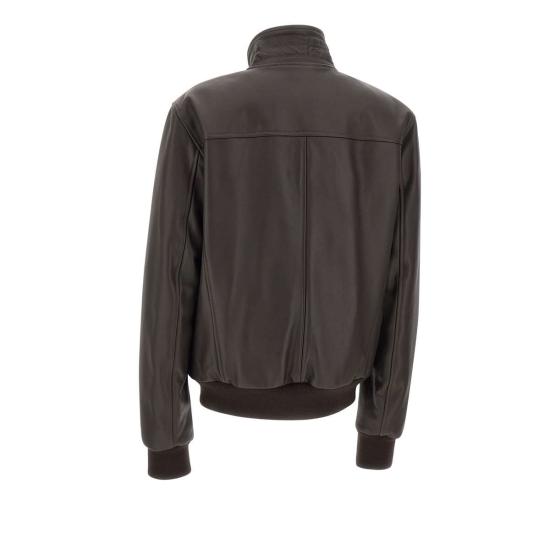 25FW 스튜어트 가죽 자켓 GXDU180SP1OMWZ F00070 Brown - STEWART