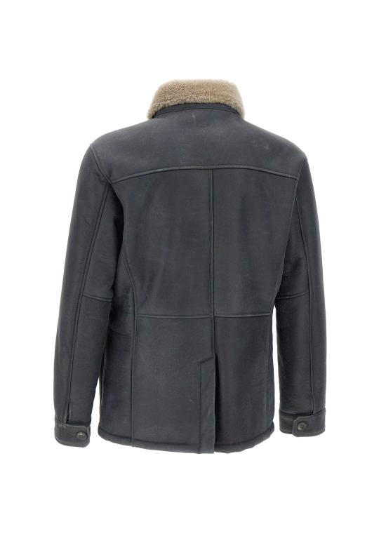 25FW 볼파글리 가죽 자켓 ROSSINI SHEBLU Blue - VOLFAGLI