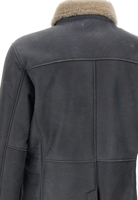 25FW 볼파글리 가죽 자켓 ROSSINI SHEBLU Blue - VOLFAGLI